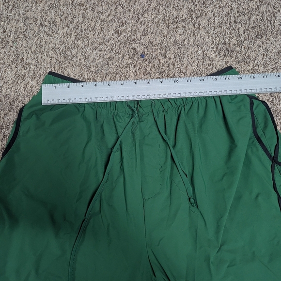 Brutal Buddha Shorts Mens XXL Green Lined Performance Pockets Drawstring 8 Inch - Picture 10 of 11